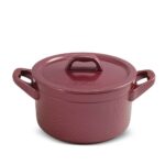 Jogo De Panelas De Cerâmica Ceraflame Martelado+ 5 Pcs Rose Gold - Imagem 2