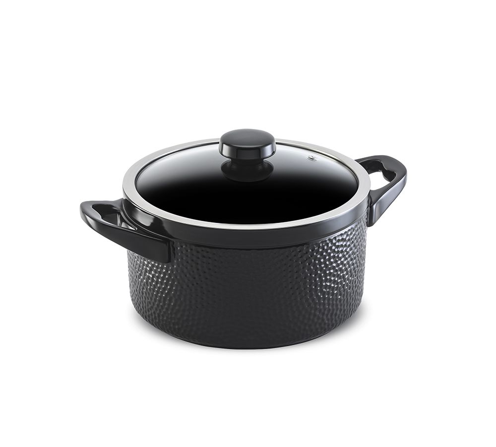 Caçarola Ceraflame Martelada 24cm 5 Com Paredes Altas E Abertura Grande