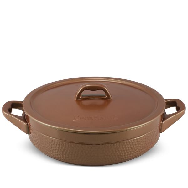 Caçarola Ceraflame Buffet Martelada 28cm 3 São Ótimas Opções Para O Preparo De Receitas Como Risotos