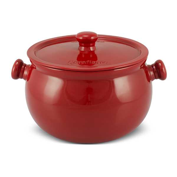 Caçarola Ceraflame Premiere+ 24cm 7 Contam Com Paredes Altas E Abertura Grande
