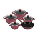 - CONJUNTO DE CACAROLAS DUO 5 PCS ROSE GOLD