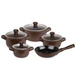 Conjunto DUO 5 peças chocolate
