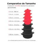 Jogo De Panelas De Cerâmica Ceraflame Duo (Smart) 5 peças - Chocolate - Imagem 7