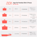 Jogo de Panelas Ceraflame Slim 5 Peças - Marsala - Imagem 8