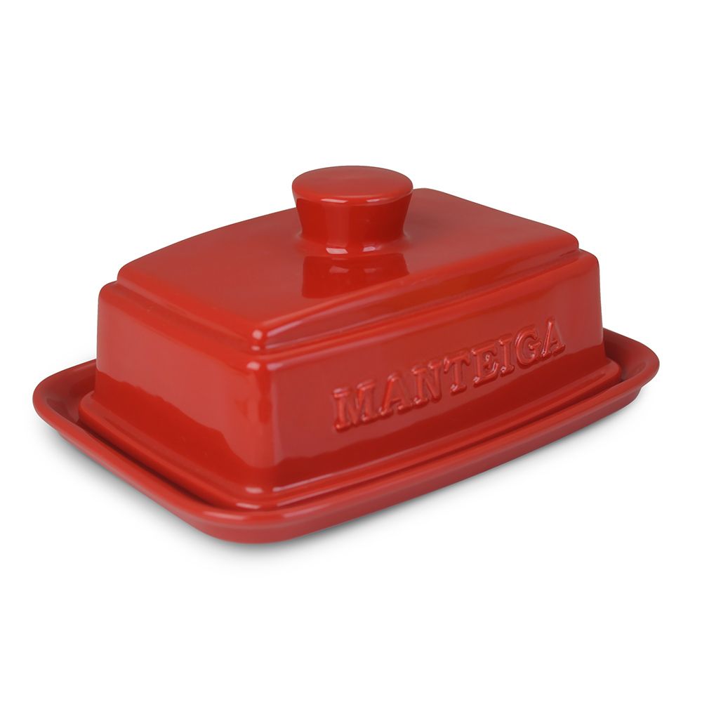 15845-MANTEIGUEIRA-TRADICIONAL-VERMELHA.jpg Manteigueira Ceraflame Tradicional 250G - Pomodoro - Imagem 1