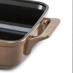 Assadeira Ceraflame Clear  Retangular 34x25cm com Alça 3500ml - Cobre - Imagem 6