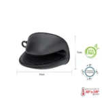 Par de luvas Silicone Pega Panela Preta - Weck - Imagem 2