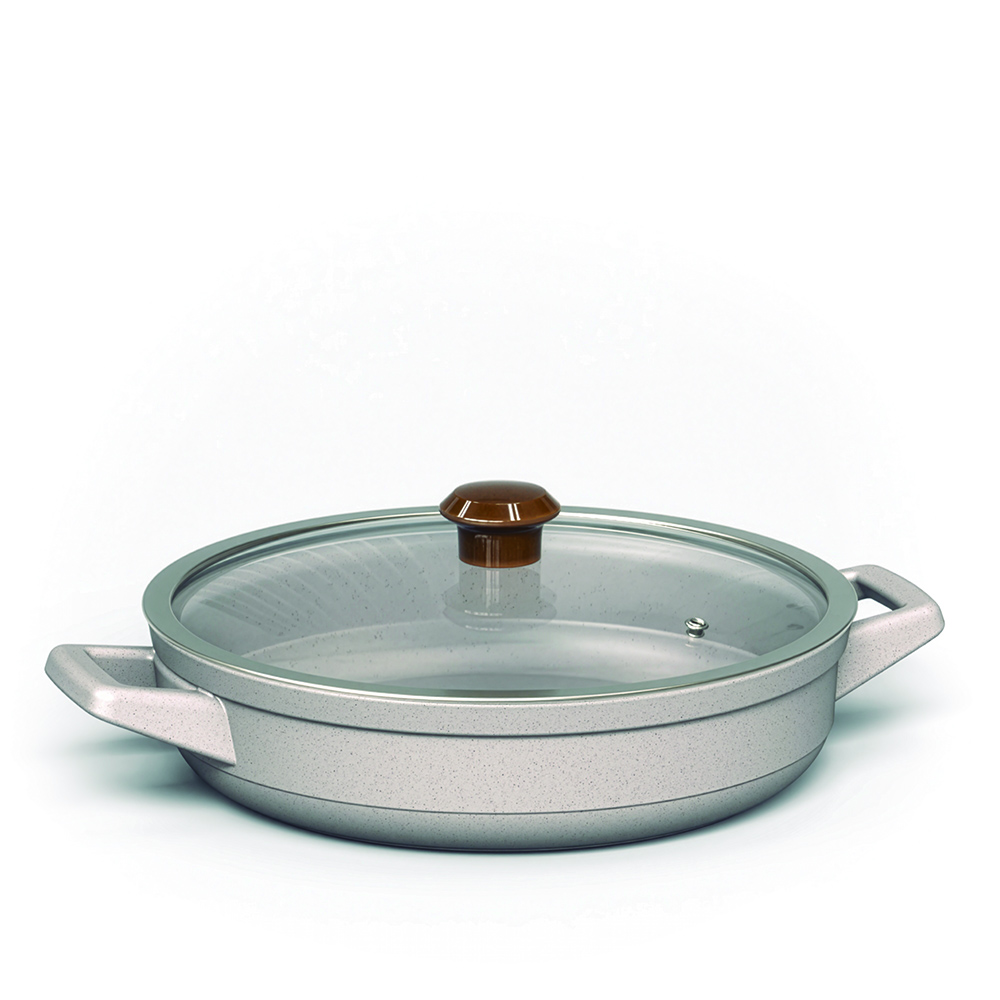 760a5ac95cbc3317bb8b869ebe97ef6e.jpg Frigideira Ceraflame com alças duo 28cm - Baunilha - Imagem 1