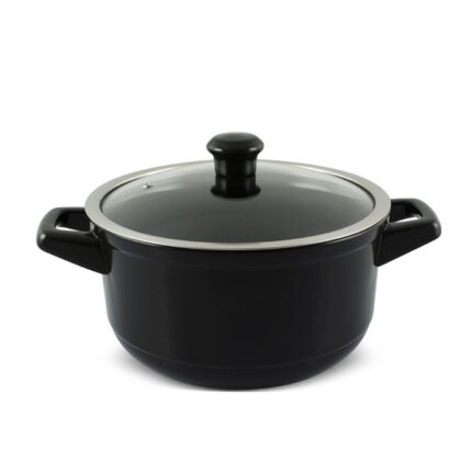 Caçarola Ceraflame Duo 24cm 4300ml - Preto