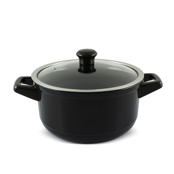 C1003141-1.jpg Caçarola Ceraflame Duo 24cm 4300ml - Preto - Imagem 1