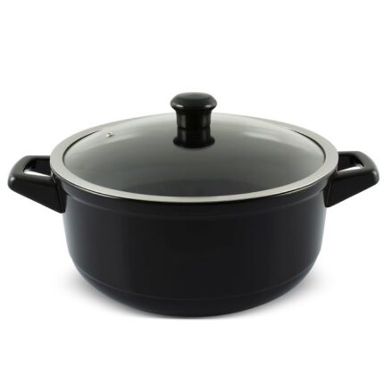 Caçarola Grande Ceraflame Duo 28cm 6,0 Litros - Preto