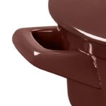 Caçarola Ceraflame  Alta Duo+ 24cm 7 Litros - Chocolate - Imagem 2
