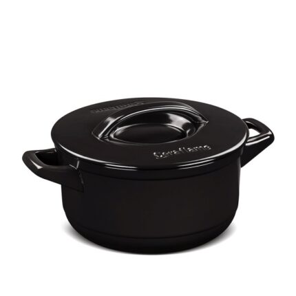 Caçarola Ceraflame Duo+ 24cm 4,3 Litros - Preto