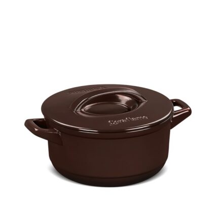 Caçarola Ceraflame Duo+ 22cm 3,2 Litros - Chocolate