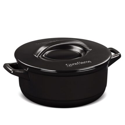 Caçarola Ceraflame Duo+ 28cm 6,0 Litros - Preto