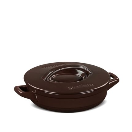 Caçarola Ceraflame Buffet Duo+ 24cm 1,9 Litros - Chocolate