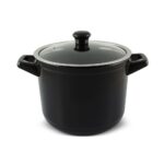 Caçarola  Ceraflame Alta Duo 24cm 7 Litros - Preto