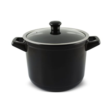 Caçarola  Ceraflame Alta Duo 24cm 7 Litros - Preto