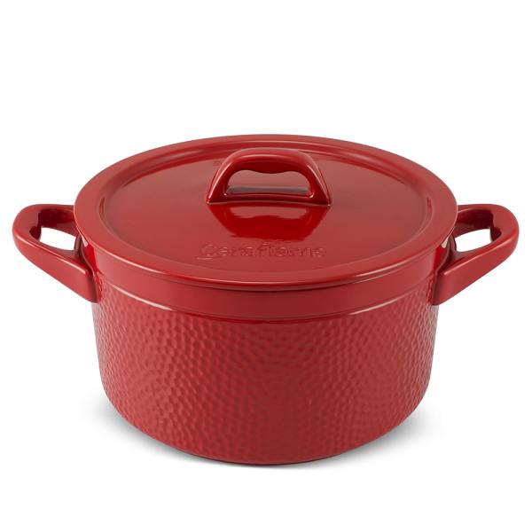 C16337686-1.jpg Caçarola Ceraflame Martelada 22cm 4,0 Litros - Pomodoro - Imagem 1