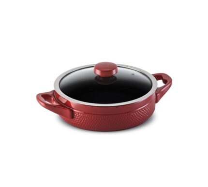 Caçarola buffet Ceraflame Martelada 24cm 2,5 Litros  - Pomodoro (Glass)