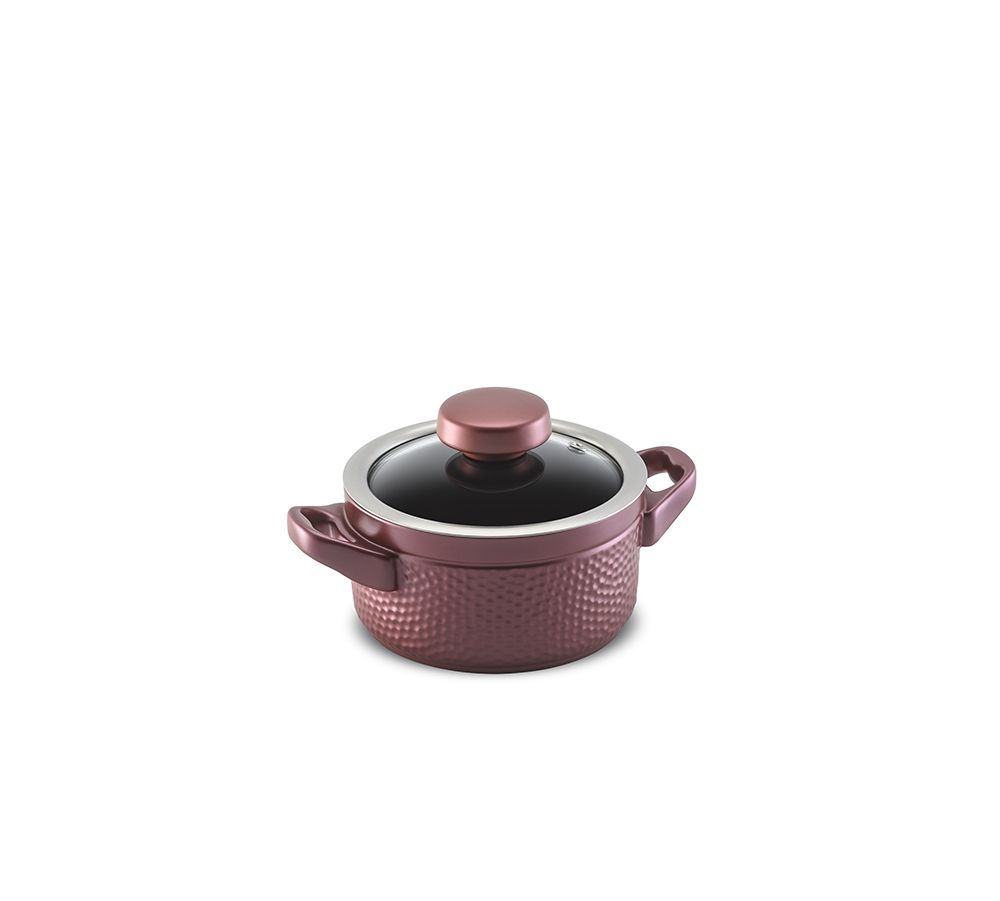 C171372425-1.jpg Caçarola Martelada 14cm 500ml - Rose Gold (Glass) - Imagem 1