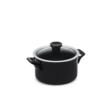 Caçarola Ceraflame Clear 18cm 2000ML Preto (Indução)