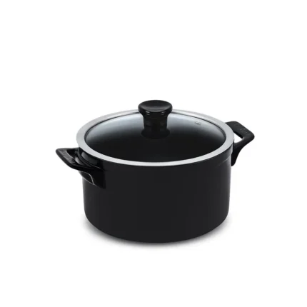 Caçarola Ceraflame Clear  20cm 3000ML Preto (Indução)