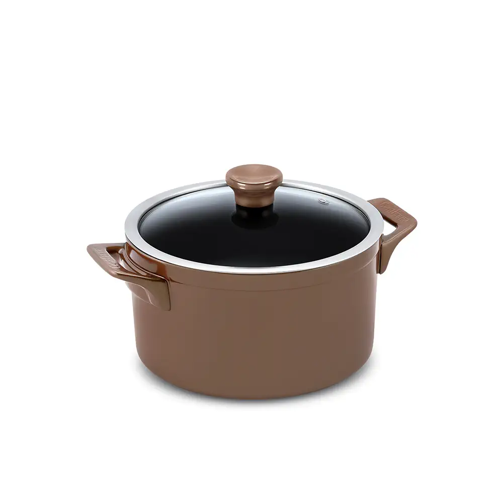 C185379423-CACAROLA-CLEAR-22CM-4000ML-COBRE-1.webp Caçarola Ceraflame Clear 22cm 4000ML Cobre (Indução) - Imagem 1