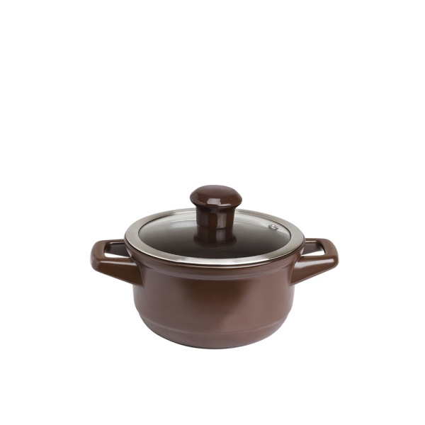 C963545-1.jpg Caçarola Ceraflame Duo 16cm 1,1 Litros - Chocolate - Imagem 1
