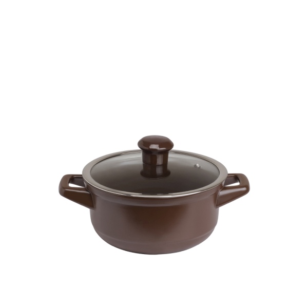 C973545-1.jpg Caçarola Ceraflame Duo 18cm 1500ml - Chocolate - Imagem 1