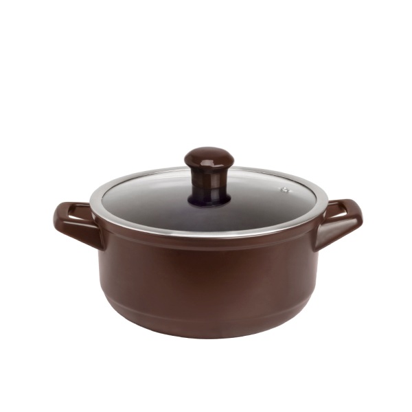 C993545-1.jpg Caçarola Ceraflame Duo 22cm 3200ml - Chocolate - Imagem 1
