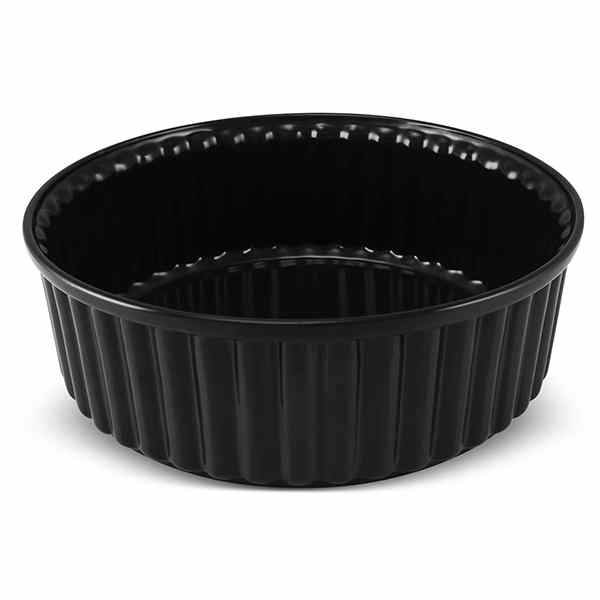 D9541.jpg Forma Para Sufle 26cm 3000ml - Preta - Imagem 1