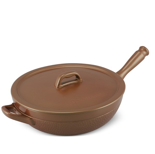 F4157989-1.jpg Frigideira Martelada 28cm 2,5 Litros - Cobre - Imagem 1