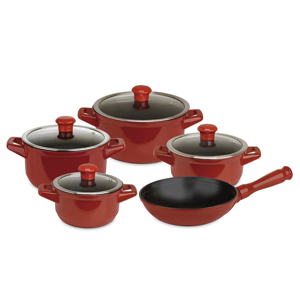 J57516422-Conjunto-DUO-5-pecas-pomodoro2-1.jpg Jogo De Panelas De Cerâmica Ceraflame Duo 5 Peças - Pomodoro - Imagem 1