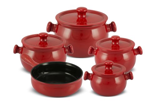J601686.jpg Jogo De Panelas De Cerâmica Ceraflame Premiere+ 5 Pçs - Pomodoro - Imagem 1