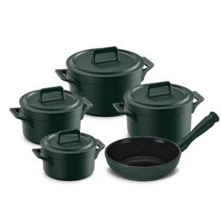 Jogo De Panelas De Cerâmica Ceraflame Clear+ 5 Pcs (indução) - Matte