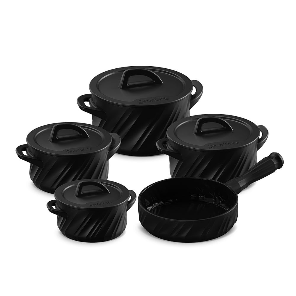 J627181-CONJUNTO-TWIST-5-PCS-PRETO-min.jpg Jogo De Panelas De Cerâmica Ceraflame Twist+ 5 Pcs (indução) - Preto - Imagem 1
