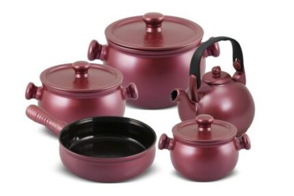 Jogo De Panelas De Cerâmica Ceraflame Premiere+ (Colonial) 5 Pcs - Rose Gold