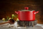 Caçarola/Panelão Ceraflame Martelada 28cm 9500ML  - Pomodoro (Glass) - Imagem 2