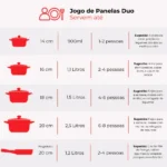 Jogo De Panelas De Cerâmica Ceraflame Duo (Smart) 5 peças - Baunilha - Imagem 9
