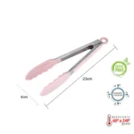 Kit de Utensílios de Silicone Weck 05 Peças – Rosa - Imagem 6